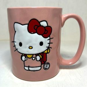 Sanrio Hello Kitty “DON’T FOLLOW ME I’M LOST TOO” Double Sided Pink Ceramic Mug